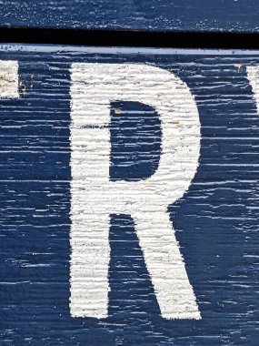 Sıkıntılı Durum Tipografisinde Yazılan Sözcükler R Harfi Fidye Defteri Bulundu