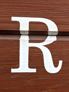 Sıkıntılı Durum Tipografisinde Yazılan Sözcükler R Harfi Fidye Defteri Bulundu