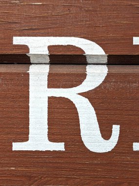 Sıkıntılı Durum Tipografisinde Yazılan Sözcükler R Harfi Fidye Defteri Bulundu