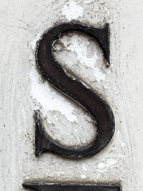 Sıkıntılı Durum Tipografisi ile Yazılan Sözcükler S Fidye Defteri Bulundu