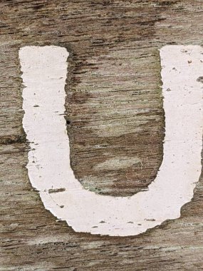 Sıkıntılı Durum Tipografisi ile Yazılan Sözcükler U Fidye Defteri Bulundu