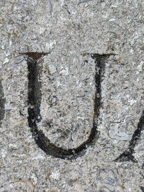 Sıkıntılı Durum Tipografisi ile Yazılan Sözcükler U Fidye Defteri Bulundu