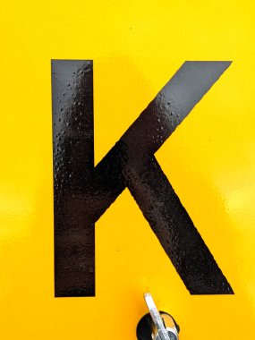 Sıkıntılı Durum İmza Yazı Tipi K Tipografisi El Yazısı Mektubu