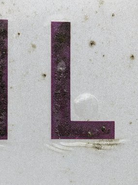 Sıkıntılı Durum İmza Yazı Tipi L Typography ile El Yazısı Mektubu