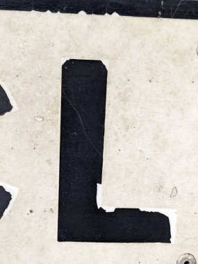 Sıkıntılı Durum İmza Yazı Tipi L Typography ile El Yazısı Mektubu