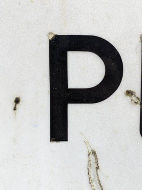 Sıkıntılı Durum İmza Yazı tipi P Typography ile El Yazısı Mektubu