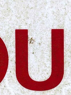 Sıkıntılı Durum İmza Yazı Tipi U