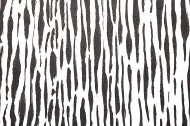 Beyaz Arkaplan Zebra Derisi Barkod Şeklinde Kalın Mürekkep Kalemi Siyah Çizgiler