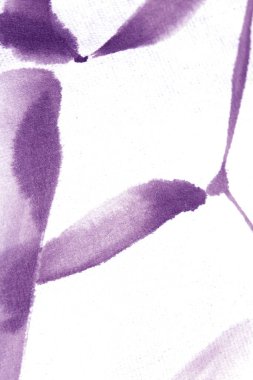 Tek Renkli Mor ve Beyaz Mürekkep Yıkama Gradyan Arkaplanı Kağıt Tanesinde Çizgiler