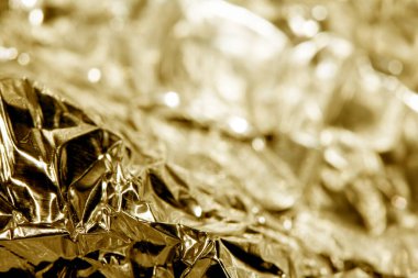 Keskin Sivri uçlu Metal Parlak Folyo Yansıtıcı Altın Arkaplan