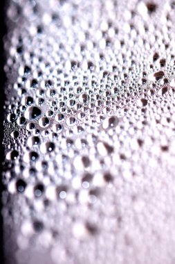 Renk Arkaplanı Buhar Suyu Üzerinde Küçük Baloncuklar