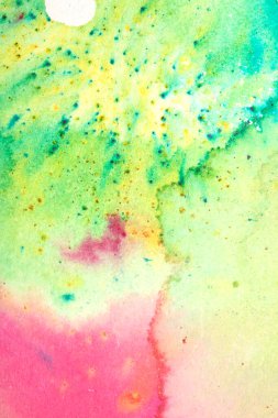 Arkaplan Yaratıcı Akış için Renkli Boya ve Toz Damlası