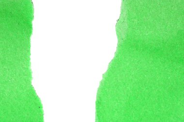 Yırtılmış ve Yırtılmış Yeşil Kağıt Arkaplan