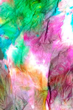 Kağıt, Pastel Suluboya Resimleri Arkaplan için Gökkuşağı Boyalarıyla Karıştırılmış Doku