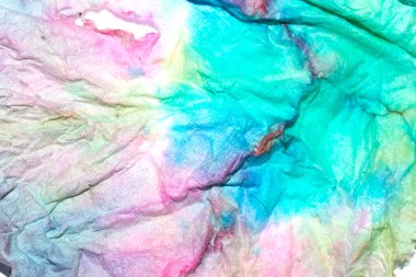 Kağıt, Pastel Suluboya Resimleri Arkaplan için Gökkuşağı Boyalarıyla Karıştırılmış Doku