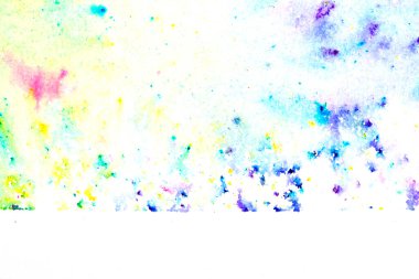 Suluboya Boya Tozu Pastası 'nın Patlaması Renklerin Çok Renkli Yaratıcı Arkaplanı