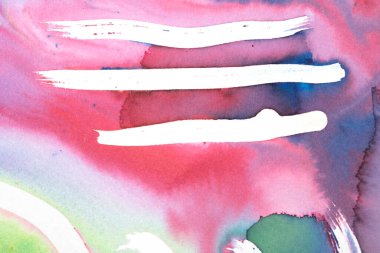 Suluboya Boyası Patlaması Gökkuşağı Arkaplanı Daireler ve Girdaplar Renk Patlaması