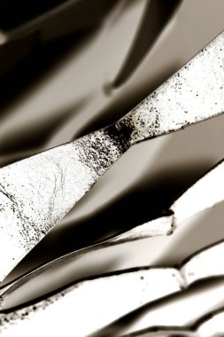 Sivri uçlu Gümüş Çizgiler Soyut Kağıt Arkaplan