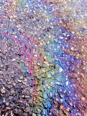 Petrol Kirliliği Gökkuşağı Benzin Sızıntısı