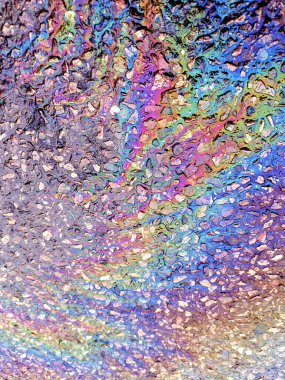 Petrol Kirliliği Gökkuşağı Benzin Sızıntısı