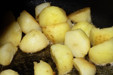 Kızarmış Patates Küpü 'ne yakın çekim