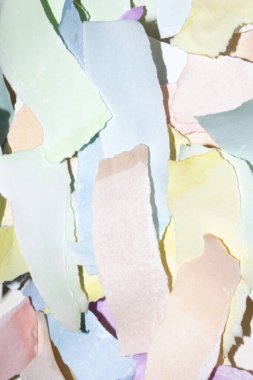 Yırtık Kağıt Tabaka Konfeti Rengi Hassas Soyut Doku Arkaplanı