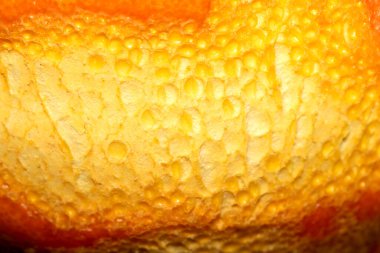 Soyulmuş Portakal Deri Soyulmuş Arkaplanının Kapanışı