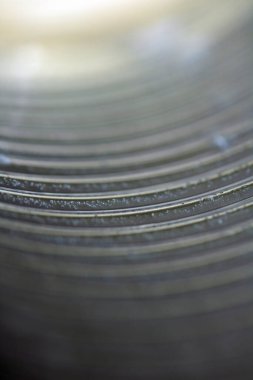 Soyut Geometrik Metal Çizgileri Girdap Endüstrisi ve Elektronik Teknoloji Arkaplanı