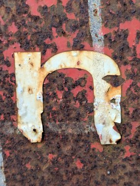 Sıkıntılı Durum Tipografisinde Yazılan Sözcükler N Harfi Fidye Defteri Bulundu