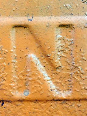 Sıkıntılı Durum Tipografisinde Yazılan Sözcükler N Harfi Fidye Defteri Bulundu