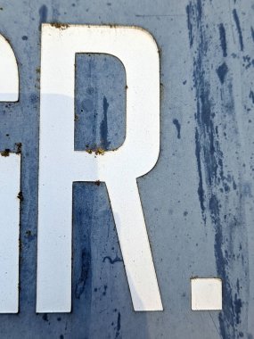 Sıkıntılı Durum Tipografisinde Yazılan Sözcükler R Harfi Fidye Defteri Bulundu