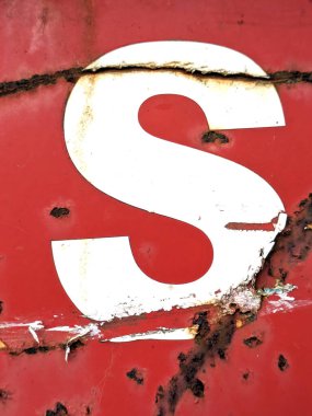 Sıkıntılı Durum Tipografisi ile Yazılan Sözcükler S Harfi Bulundu