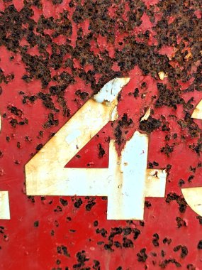 Sıkıntılı Durum Tipografisi ile Yazılan Sözcükler 4 Numaralı Fidye Defteri Bulundu