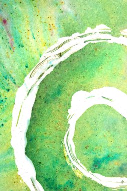 Girdap ve Su Sıçratma Arkaplanı ile Suluboya Canlı Boya Patlaması