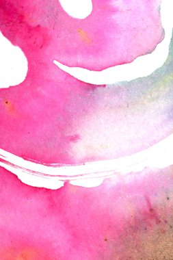 Girdap ve Su Sıçratma Arkaplanı ile Suluboya Canlı Boya Patlaması