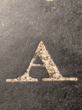 Sıkıntılı Durum Tipografisi ile Yazılan Sözcükler Fidye Mektubu A 'yı Buldu