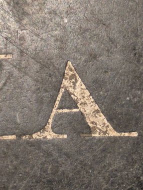 Sıkıntılı Durum Tipografisi ile Yazılan Sözcükler Fidye Mektubu A 'yı Buldu