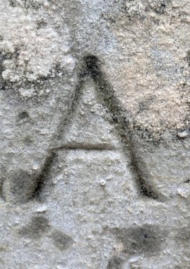 Sıkıntılı Durum Tipografisi ile Yazılan Sözcükler Fidye Mektubu A 'yı Buldu