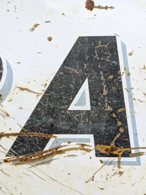 Sıkıntılı Durum Tipografisi ile Yazılan Sözcükler Fidye Mektubu A 'yı Buldu