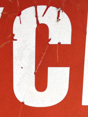 Sıkıntılı Durum Tipografisi ile Yazılan Sözcükler Fidye Harfi C Bulundu