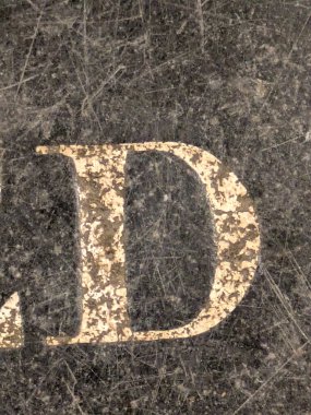 Sıkıntılı Durum Tipografisi ile Yazılan Kelimeler Fidye Mektubu D 'yi Buldu