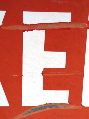 Sıkıntılı Durum Tipografisi ile Yazılan Sözcükler Fidye Mektubu E Bulundu