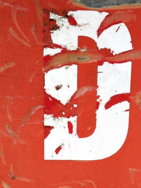 Sıkıntılı Durum Tipografisi ile Yazılan Kelimeler Fidye Mektubu D 'yi Buldu