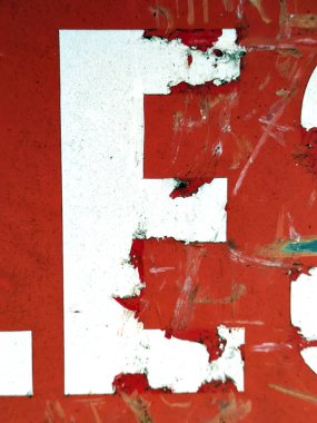 Sıkıntılı Durum Tipografisi ile Yazılan Sözcükler Fidye Mektubu E Bulundu