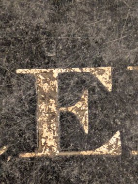 Sıkıntılı Durum Tipografisi ile Yazılan Sözcükler Fidye Mektubu E Bulundu