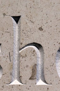 Sıkıntılı Durum Tipografisi ile Yazılan Kelimeler Fidye Mektubu H 'yi Buldu