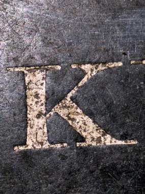 Sıkıntılı Durum Tipografisi ile Yazılan Sözcükler Fidye Harfi K Bulundu