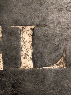 Sıkıntılı Durum Tipografisi ile Yazılan Kelimeler Fidye Mektubu L bulundu