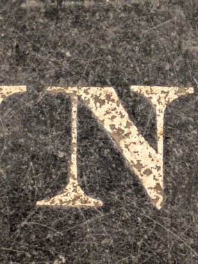 Sıkıntılı Durum Tipografisi ile Yazılan Kelimeler Fidye Mektubu N 'yi Buldu