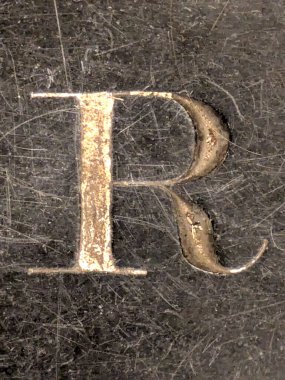 Sıkıntılı Durum Tipografisi ile Yazılan Kelimeler Fidye Mektubu R 'yi Buldu